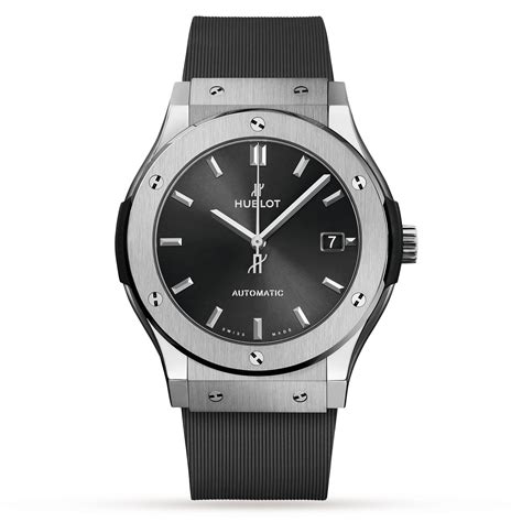 hublot platinum watch|Hublot classic fusion 45mm titanium.